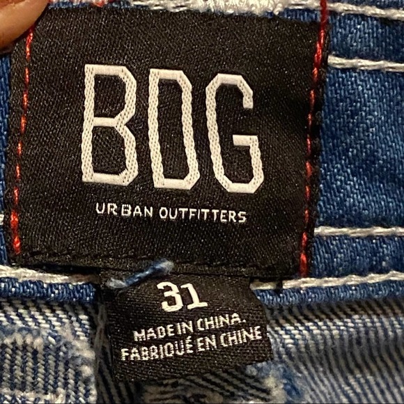 NWT BDG Urban Outfitters Wide Leg High Rise Cropped Denim Jeans Women's 31 - Picture 2 of 8